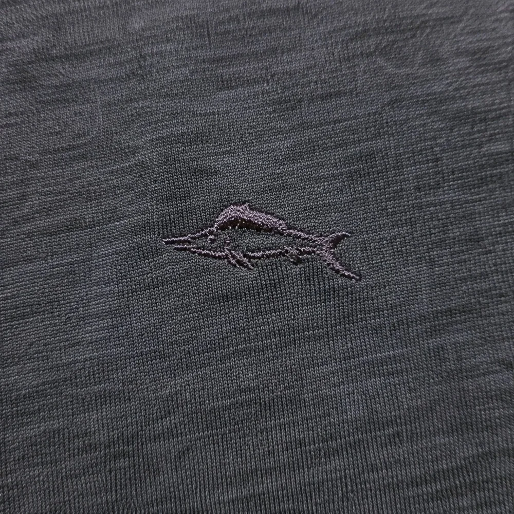 Tommy Bahama IslandZone 14 Zip Pullover Men's XXXL Black Performance Stretch